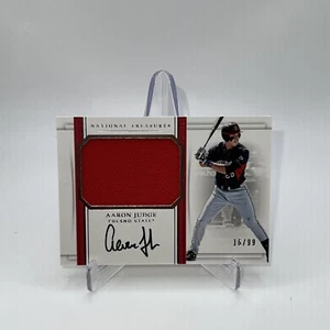 Aaron Judge 2017 Panini National Treasures RPA Patch Relic Auto RC 16/99 Yankees - Picture 1 of 9