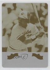 2006 SP Legendary Cuts Materials Printing Plate Yellow 1/1 Eddie Murray HOF s7f