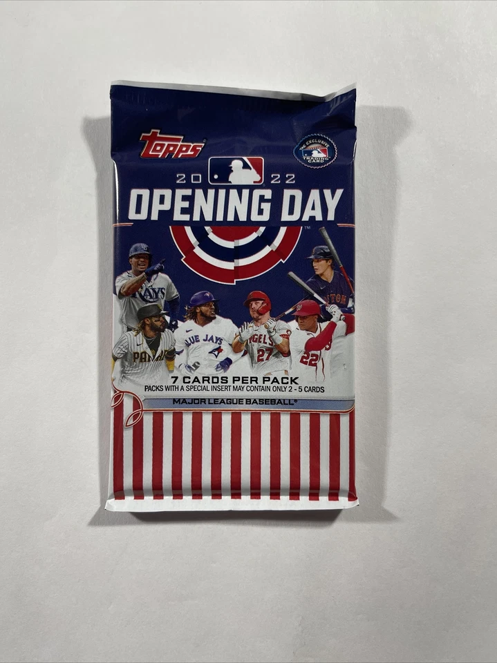 2022 Topps Opening Day MLB Factory Pack Baseball Cards 7 Cards Per Pack