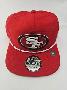 San Francisco 49ers Mütze Cap New Era Golfer SnapBack Rope Trucker rot NFL - Bild 1 von 11