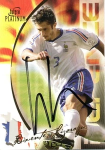 BIXENTE LIZARAZU SIGNIERT FRANKREICH 2003 FUTERA PLATIN TRADING CARD + COA - Bild 1 von 1