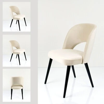 Esszimmer Stühle 6 er set holz Retro Maison neu KR 5 weiß grau Shabby Modern - Bild 1 von 4