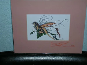 Amy Brown - Wild Thing - Matted Mini Print - SIGNED - VERY RARE - Picture 1 of 1