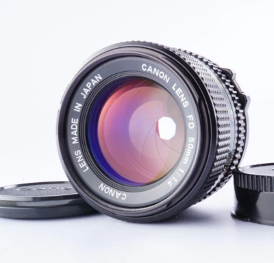EX+++++ Canon New FD NFD 50mm F/1.4 MF Standard Lens From JAPAN - Image 1 of 4