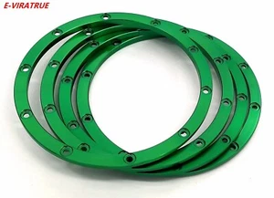 Anillos de bloqueo exteriores de aluminio E-VIRATRUE para HPI BAJA 5B 1/5 verde (4 piezas) - Imagen 1 de 3