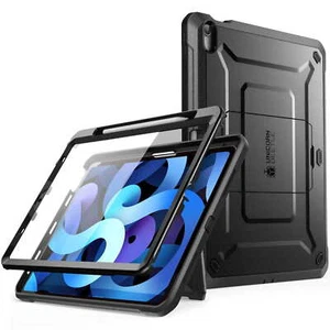 Hülle für iPad Air 5/4 gen. 2022/2020 Supcase Case Cover Futeral Tasche Schwarz - Afbeelding 1 van 9