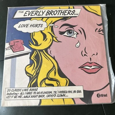 The Everly Brothers Love Hurts LP (K-tel NE1197) 1984 Good Condition Couple Mark - Image 1 of 4
