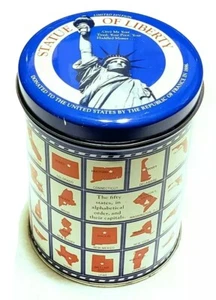 VALLEYBROOK FARMS, CAPITALES DE ESTADO, ESTATUA DE LA LIBERTAD, edición limitada lata, 1986 - Imagen 1 de 6