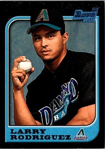 1997 Bowman Larry Rodriguez #137 Arizona Diamondbacks Baseball Card