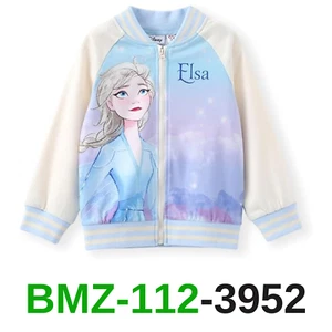 Disney Frozen Elsa Toddler Girls Varsity Bomber Letterman Baseball School, 4-5T - Picture 1 of 5
