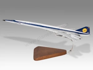 Boeing 2707-200 SST Lufthansa Moveable Wings Solid Handcrafted Display Model - Picture 1 of 13