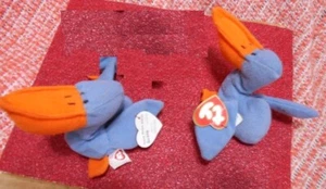 1 Ty Teenie Beanie Babies Scoup the Pelican 1993, Rare w/Errors - Read Listing - Picture 1 of 7