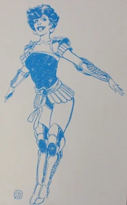 Póster TERRA 1993 10" X 6,25" George Pérez DC Comics artículo de colección español difícil de encontrar - Imagen 1 de 5