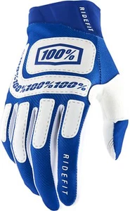 100% Ridefit Bonita Mens MX Offroad Gloves Blue/White - Picture 1 of 1