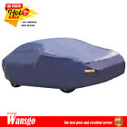 Full Car Cover Waterproof W/Non-Abrasive Cotton Lining 7 Layers Dark Blue PEVA
