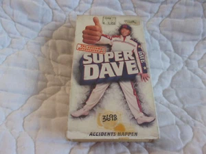 THE EXTREME ADVENTURES OF SUPER DAVE ACCIDENTS HAPPEN VHS DAN HEDAYA COMEDY - Picture 1 of 11