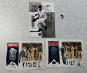 Derek Jeter, Clemens 2001 2002 Fleer Upper Deck Baseball Card Lot Of 3 - Bild 1 von 7
