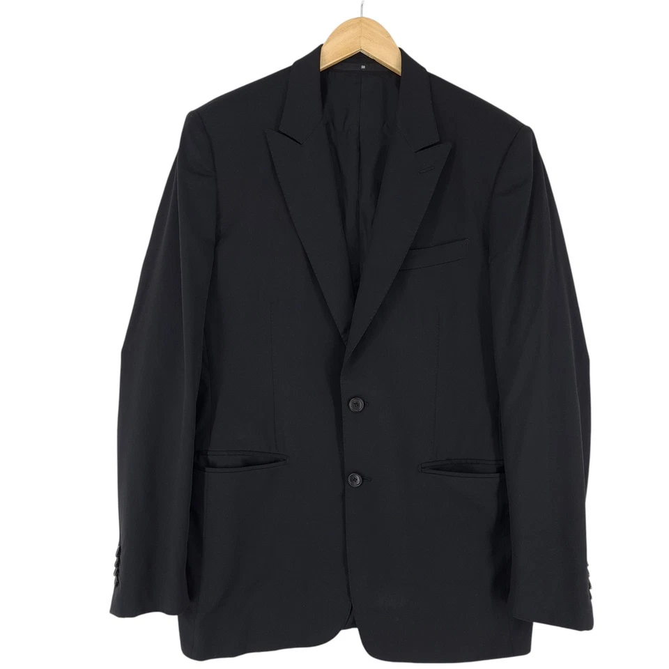 Chaqueta Blazer Cerruti De Lana Negra Talla EU 54 UK/US 44 - Imagen 1 de 4