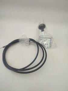 Universal Throttle Cable With "Z" End & Lever 1280mm Long For Lawnmower Etc - Picture 1 of 4