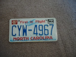 NORTH CAROLINA 1ST N FLT LICENSE PLATE BUY ALL STATES HERE FREE SHIPPING - Picture 1 of 1
