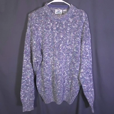 Suéter De Colección 417 por Van Heusen Tejido Retro Cottagecore Acogedor Abuelo Años 90 Foto 1 de 4