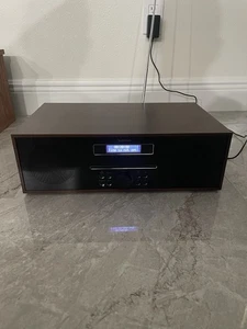 auna silver star cd dab radio brown with remote - Picture 1 of 3