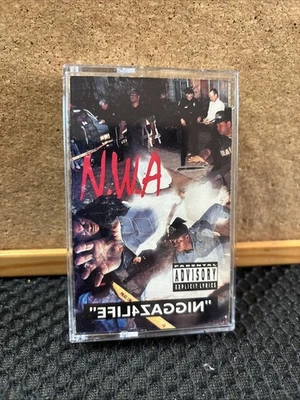 N.W.A. - "Niggaz4Life" Cassette Tape 1991 Ruthless Records MC Ren Dr. Dre Easy E - Image 1 of 4