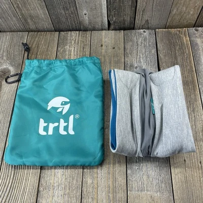 TRTL Supportive Travel Pillow Adjustable Neck Support Airline Friendly - Gray - Image 1 of 4