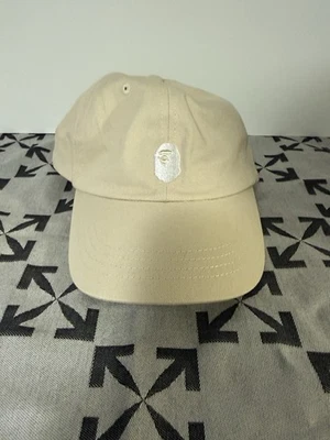 Bape A Bathing Ape Bronceado Correa Papá Sombrero Ajustable Algodón *Ligeramente Usado* Foto 1 de 4