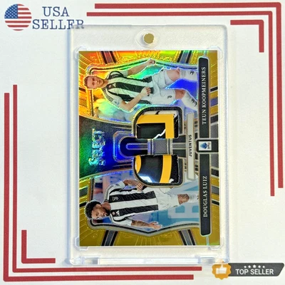 2024-25 Select DOUGLAS Luiz & TEUN KOOPMEINERS Dual Swatch Patch Gold Prizm /10 - Image 1 of 2