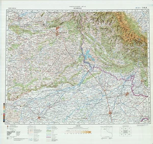 Mapas topográficos militares soviéticos rusos - PAKISTÁN, 1:500 000, edición 1956-1989 - Imagen 1 de 11