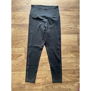 Legging de tobillo Girlfriend Collective XS negro compresivo tiro alto 7/8 - Imagen 1 de 4