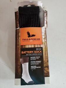 Field and Stream Mid Calf Heated Grey Socks Brand New Free Shipping