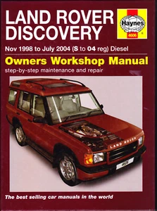 LAND ROVER DISCOVERY Nov 1998 to July 2004 Diesel HAYNES WORKSHOP MANUAL 4606 - Picture 1 of 2