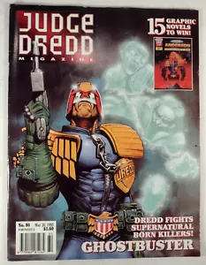 Judge Dredd Magazine No.80 May 26 1995 Ghostbuster street fighter movie ad - Picture 1 of 5