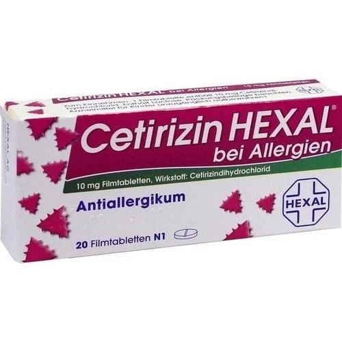 HEXAL AG CETIRIZIN HEXAL ALLERGIE TABLETTEN 20St.1830152
