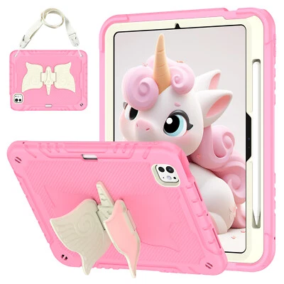 Funda con Soporte Unicornio Resistente a Prueba de Golpes para Niños para iPad 11" Funda 11ª Generación A16 Pro Foto 1 de 4