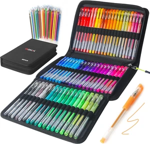 120 Pack Glitter Gel Pens Set, ZSCM 60 Colors Pens Include 48 Glitter Pens - Picture 1 of 12
