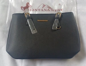 Montana West Black Bag Purse - Picture 1 of 6