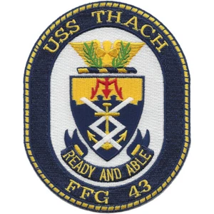 Parche de barco fragata USS Thach FFG-43 - Imagen 1 de 6