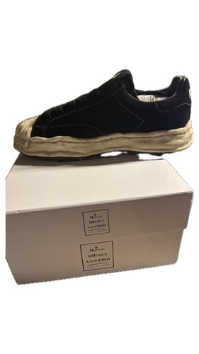 maison mihara yasuhiro blakey OG suola sneaker bassa in camoscio