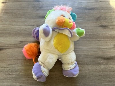 Muñeco de peluche raro vintage 1986 Bibsy Baby Popple esos personajes de Cleveland Foto 1 de 4