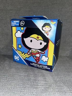 Wonder Woman Shaped Puzzle In Collector Tin New Sealed 250 PC Jigsaw - image 1 of 3
