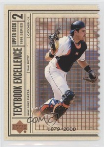 1999 Upper Deck Textbook Excellence Double /2000 Mike Piazza #T15 HOF
