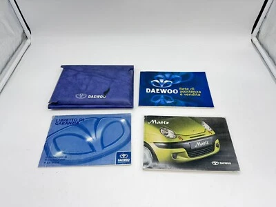 LIBRETTO USO E MANUTENZIONE DAEWOO MATIZ 1998 - 2007  ITALIANO ORIGINALE - Immagine 1 di 2