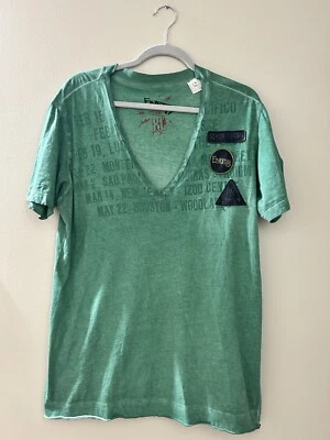 ENERGIE Italy Vintage 90's Long V Neck Men’s Size Xtra Large Sixty Streetwear - Image 1 of 4