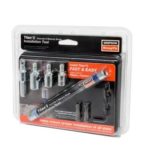 Simpson TTN2T01 TTN2INSTALL Titen Drill Driver Bit Tool 1/4 5/16 holder Masonry - Picture 1 of 12