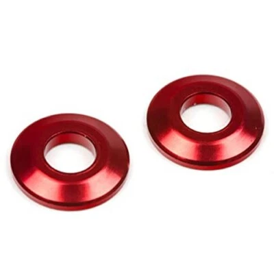 Team Durango DEX210 / DEX210F Aluminum Front Wing Buttons (Red) TD320204 - Image 1 of 2