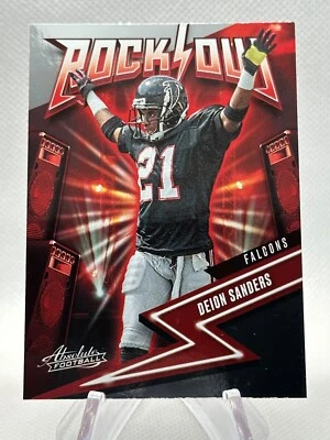 2023 Panini Absolute Football #5 Deion Sanders Rock Out - Image 1 of 2