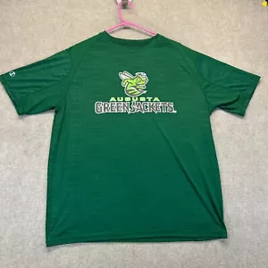 Augusta Greenjackets T Shirt Men's XL Green Short Sleeve Halloway MiLB - Picture 1 of 8